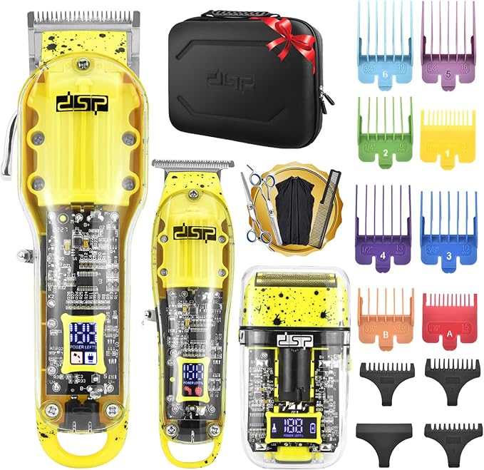 Trimmer and Beard Shaver Kit Yellow