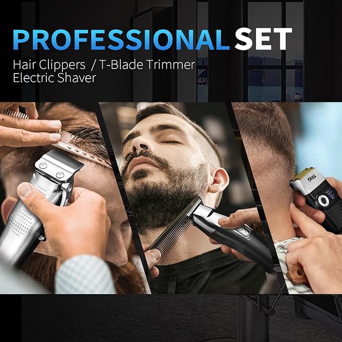 Hair Clipper and Trimmer Kit