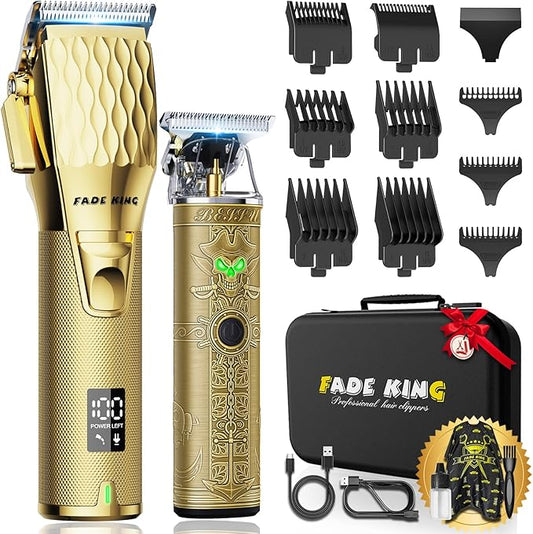 Professional Hair Clippers Gold