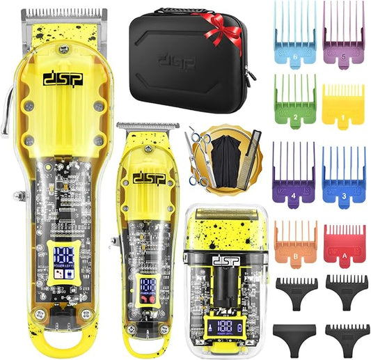 Trimmer and Beard Shaver Kit Yellow