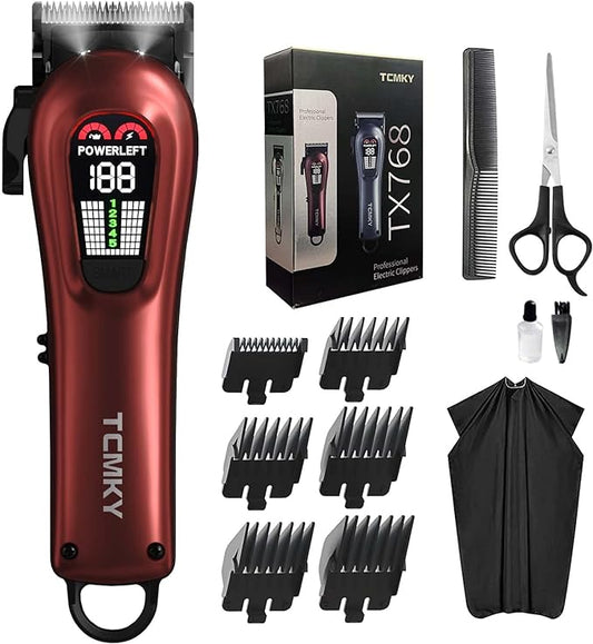 Hair Clippers for Men Red