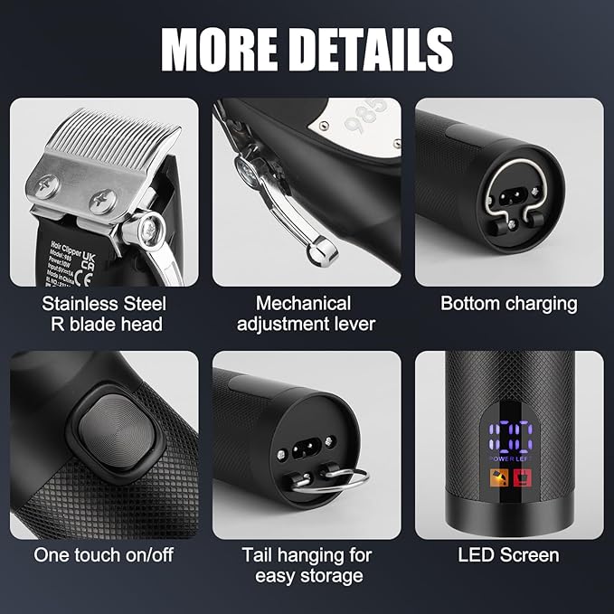 Hair Clipper for Men T Blade