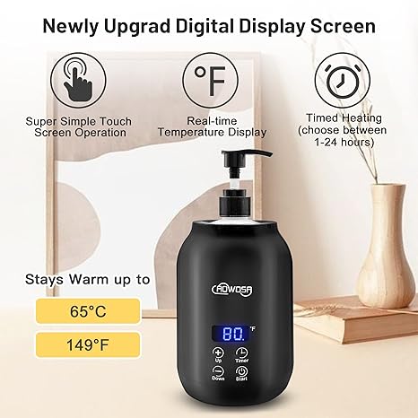 Massage Oil Warmer Bottle