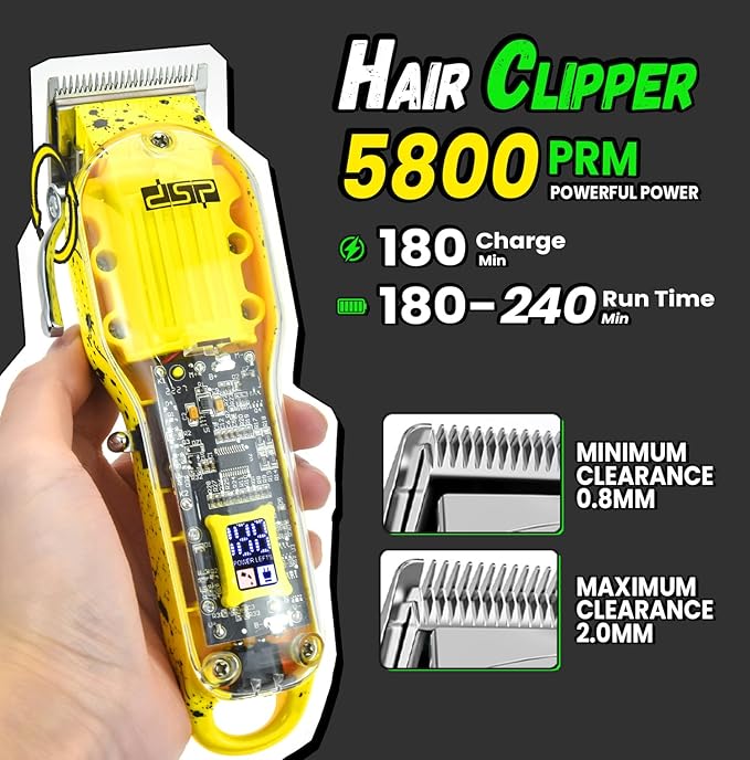 Trimmer and Beard Shaver Kit Yellow