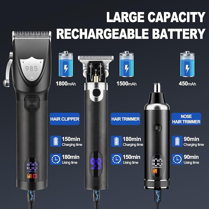 Hair Clipper for Men T Blade
