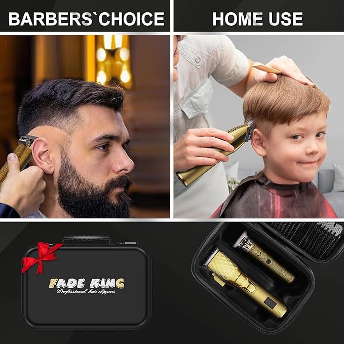 Professional Hair Clippers Gold