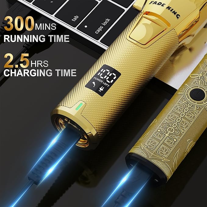 Professional Hair Clippers Gold