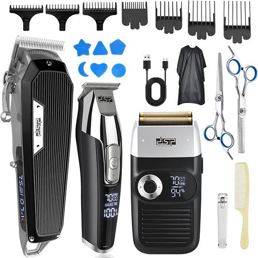 Hair Clipper and Trimmer Kit