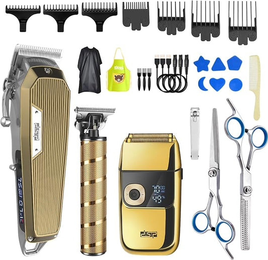 Professional Barber Clippers Set